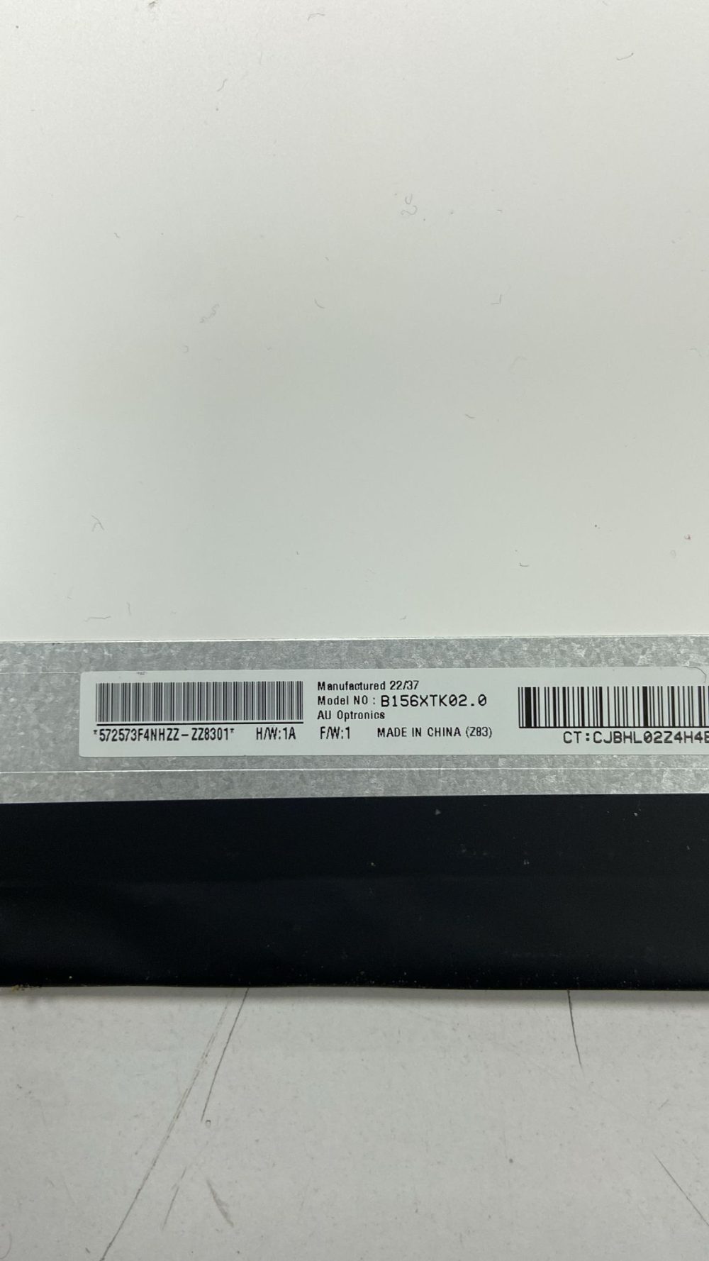 B156XTK02.0 60 Hz 40 Pin Slim Dokunmatik Notebook Ekranı - Görsel 2