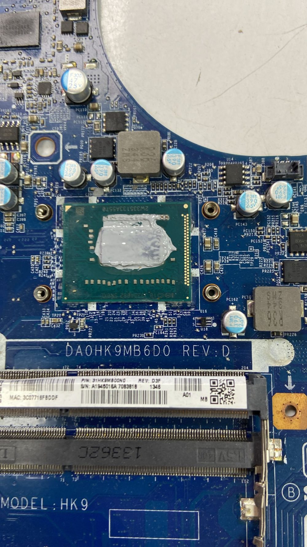 Sony Vaio SVF152 Sağlam Sorunsuz Anakart DA0HK9MB6D0 REV:D - Görsel 3