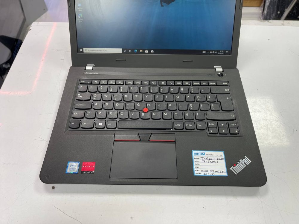 Lenovo ThinkPad E460 İ7-6500U 8 GB 256 GB 2 GB VGA 14.0 Notebook (2.EL YENİLENMİŞ) - Görsel 2