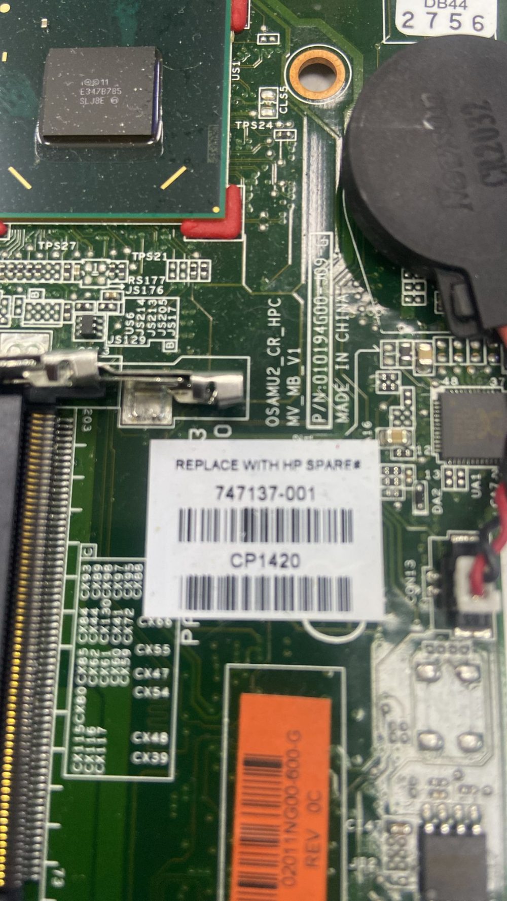 HP 15-D ,250 G2,255 G2 Anakart 747137-001 - Görsel 2