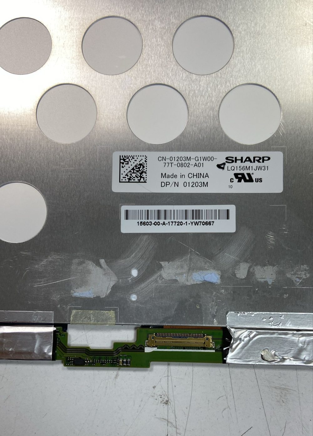 LQ156M1JW31 30 Pin Notebook Slim Led Ekran - Görsel 4
